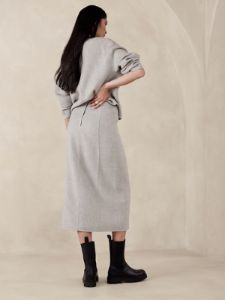 Aike Wool-Blend Skirt sold by Banana Republic