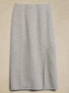 Aike Wool-Blend Skirt sold by Banana Republic