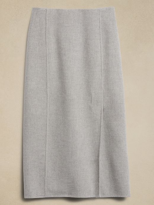 Aike Wool-Blend Skirt sold by Banana Republic product image thumbnail 4