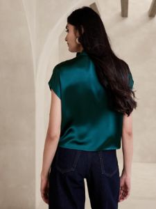 Poppy Satin Top sold by Banana Republic