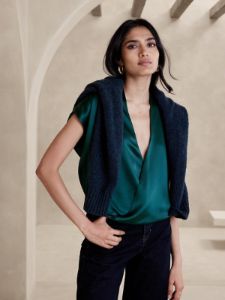 Poppy Satin Top sold by Banana Republic