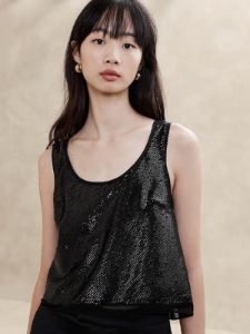 Alina Sequin Tank sold by Banana Republic