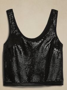 Alina Sequin Tank sold by Banana Republic