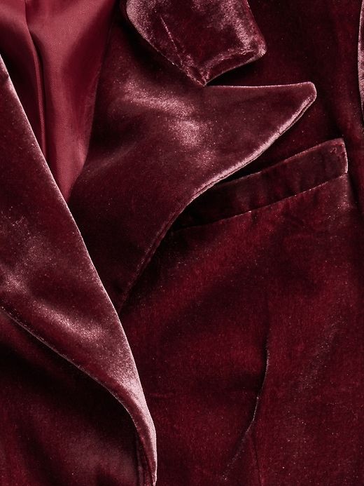 Alyse Relaxed Velvet Blazer sold by Banana Republic product image thumbnail 5
