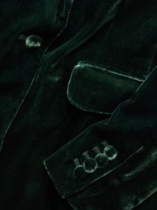 Alyse Relaxed Velvet Blazer sold by Banana Republic