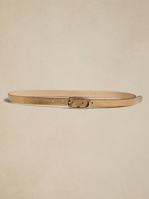 Daze Skinny Leather Belt sold by Banana Republic