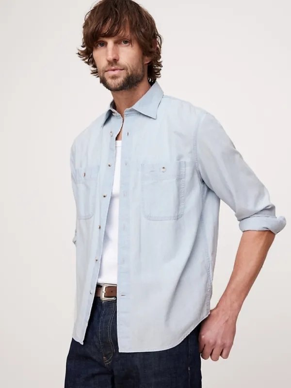Monterey Chambray Shirt sold by Banana Republic
