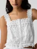 Gap × DÔEN Cropped Eyelet Tank Top sold by GAP
