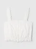 Gap × DÔEN Cropped Eyelet Tank Top sold by GAP