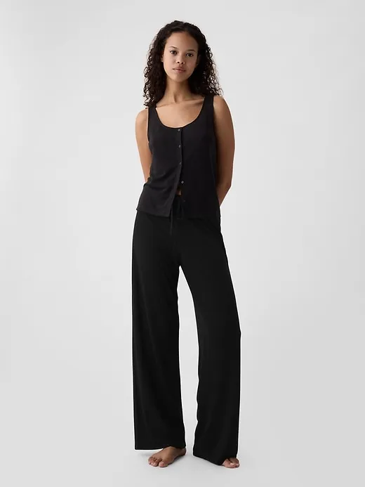 Linen-Blend PJ Pants sold by GAP product image thumbnail 3