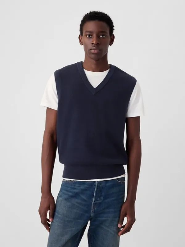 Textured Sweater Vest sold by GAP