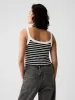 Modern Rib Cropped Tank Top sold by GAP