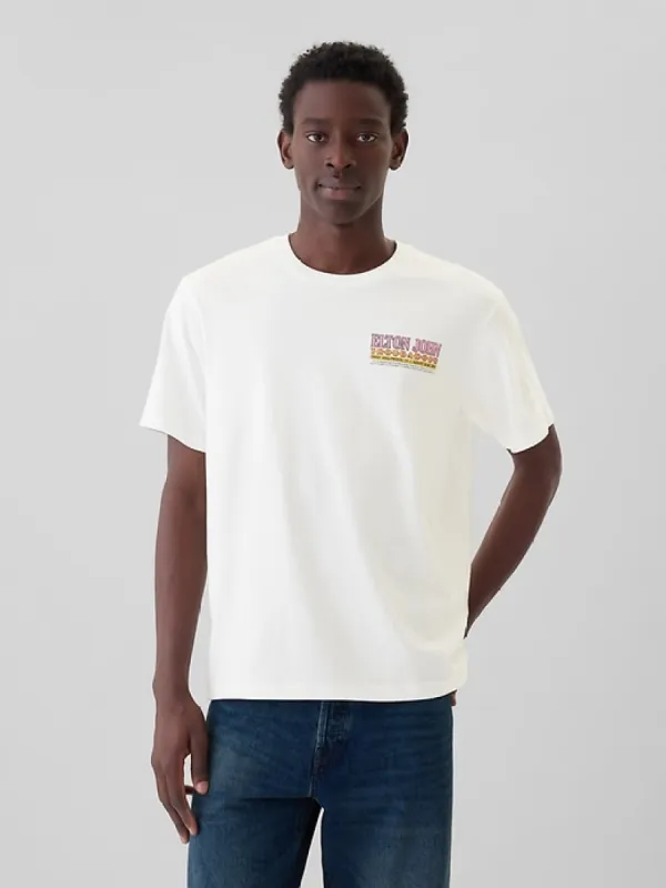 Elton John Graphic T-Shirt made by GAP