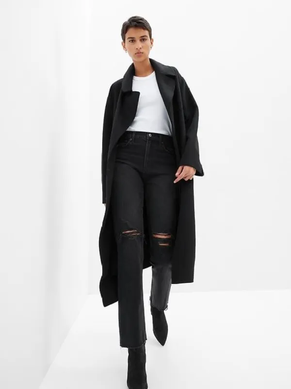 High Rise Cheeky Straight Jeans sold by GAP