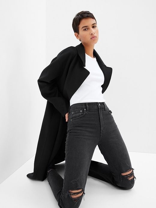 High Rise Cheeky Straight Jeans sold by GAP product image thumbnail 3