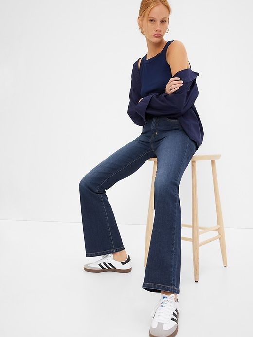 High Rise '70s Flare Jeans sold by GAP product image thumbnail 3