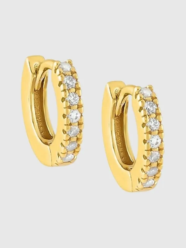 CZ Mini Huggie Earring sold by GAP