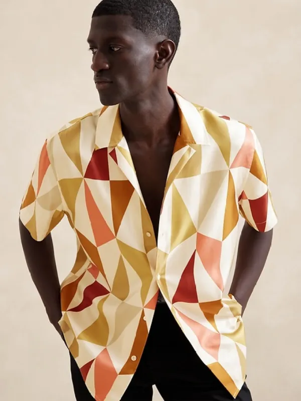 Lyam Silk Resort Shirt sold by Banana Republic