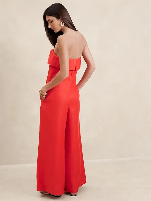 Onda Linen Jumpsuit sold by Banana Republic product image thumbnail 2