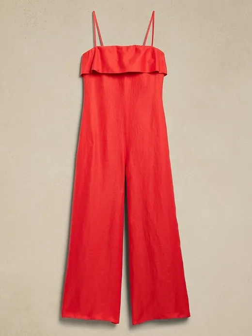 Onda Linen Jumpsuit sold by Banana Republic product image thumbnail 4