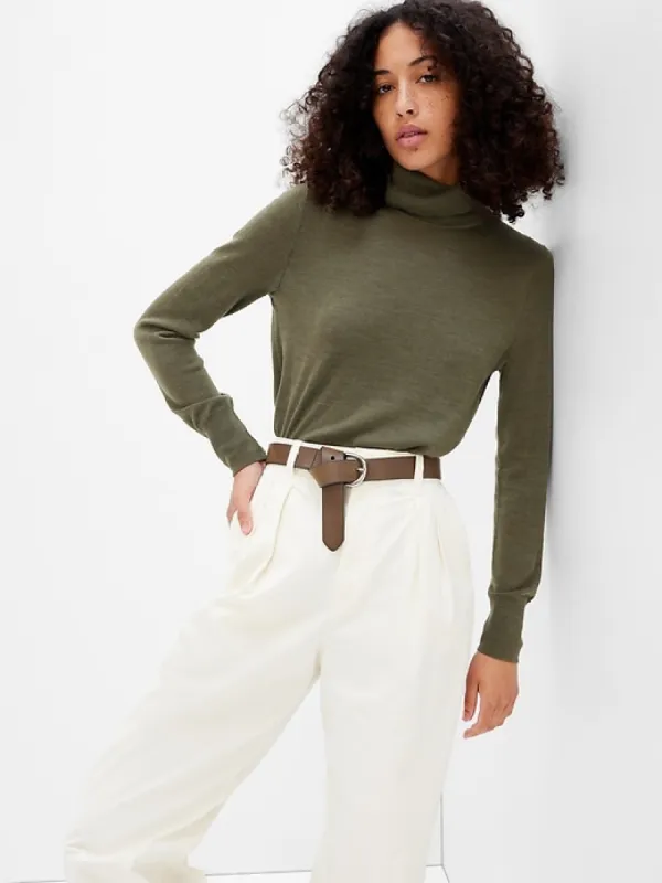 Merino Turtleneck Sweater sold by GAP