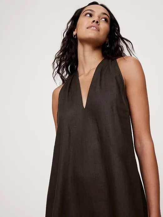 Pauline Linen Midi Dress sold by Banana Republic product image thumbnail 3