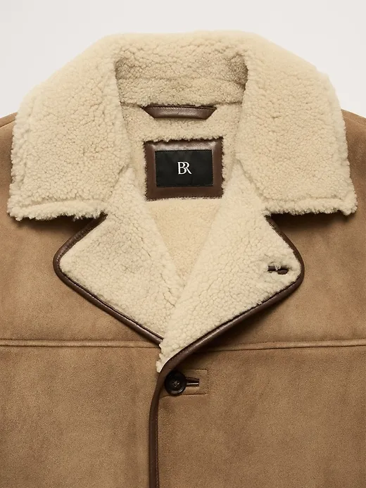 Shearling Rancher Jacket sold by Banana Republic product image thumbnail 5