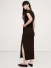 Wide Ribbed Knit Maxi Skirt sold by Banana Republic