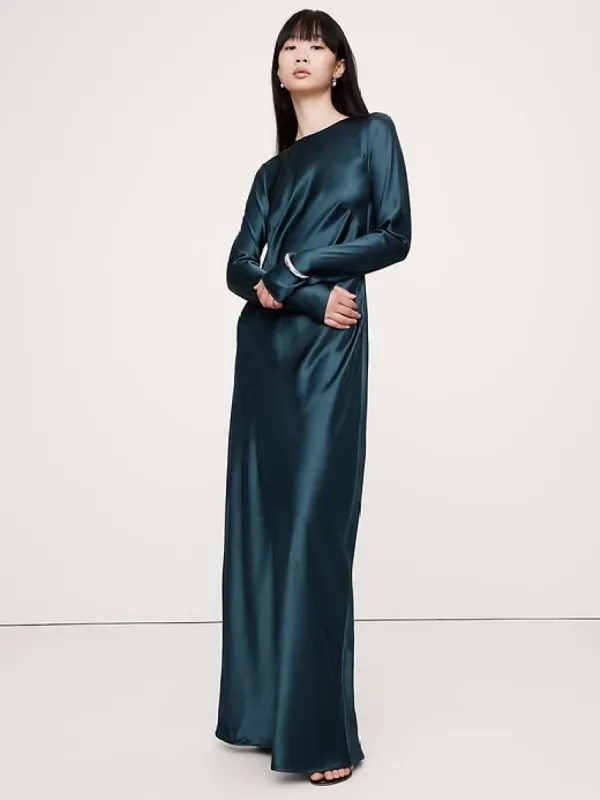Abigail Silk Maxi Dress sold by Banana Republic