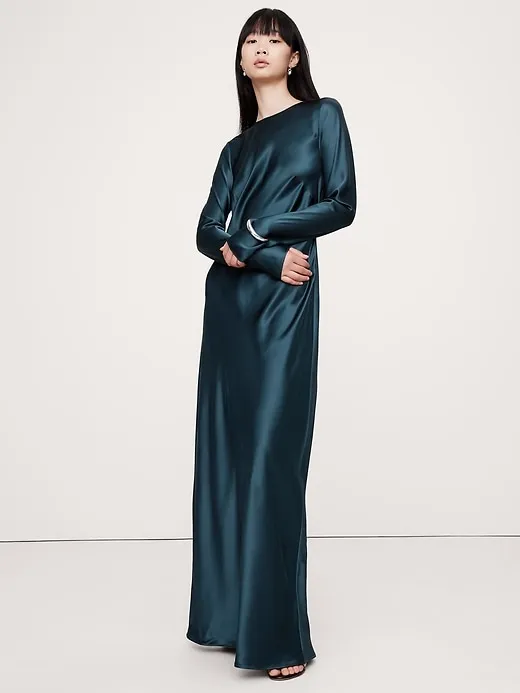 Abigail Silk Maxi Dress sold by Banana Republic