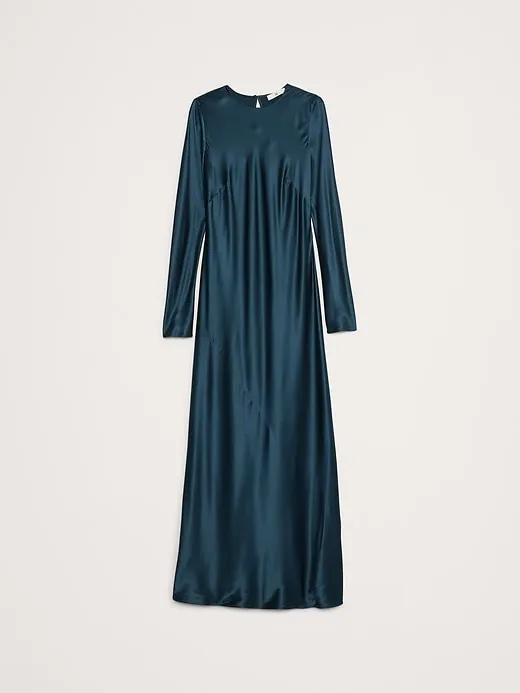 Abigail Silk Maxi Dress sold by Banana Republic product image thumbnail 4