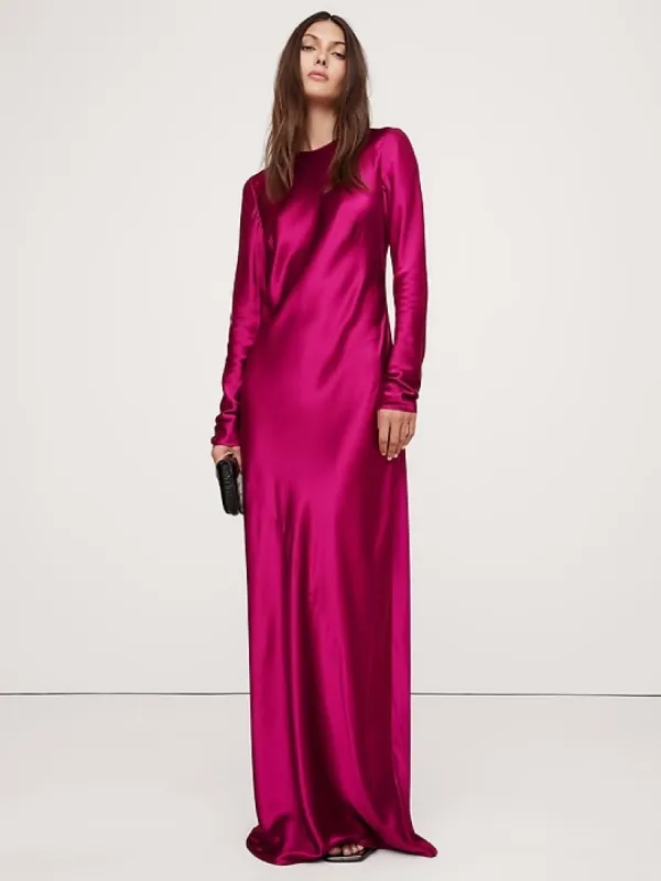 Abigail Silk Maxi Dress sold by Banana Republic