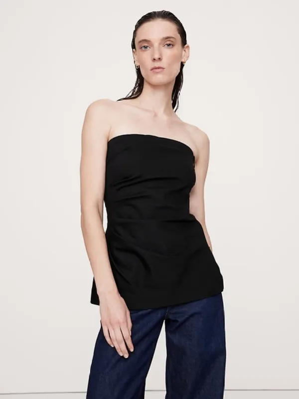 Everywhere Ponte Strapless Top sold by Banana Republic