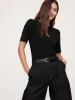 Luxe Wool-Blend Elbow-Sleeve Top sold by Banana Republic