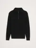Cotton Waffle-Knit Half-Zip Sweater sold by Banana Republic
