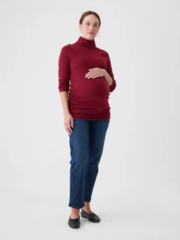 Maternity Modern Turtleneck Shirt sold by GAP