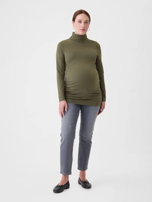 Maternity Modern Turtleneck Shirt sold by GAP