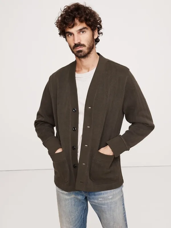 French Terry Cardigan sold by Banana Republic