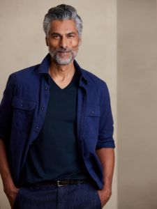 Authentic SUPIMA® V-Neck T-Shirt sold by Banana Republic