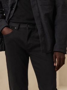 Slim LUXE Traveler Black Jean sold by Banana Republic