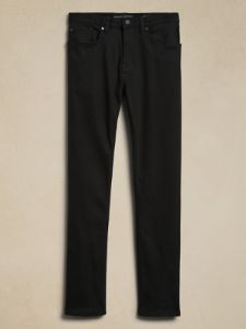 Slim LUXE Traveler Black Jean sold by Banana Republic