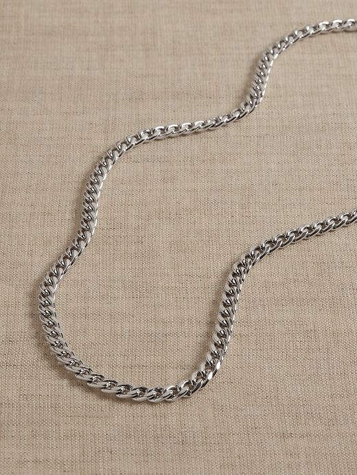 Ravena Delicate Curb Link Necklace | Aureus + Argent sold by Banana Republic