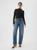 Modern Rib Cropped Mockneck Shirt sold by GAP