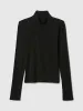 Modern Rib Cropped Mockneck Shirt sold by GAP