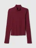 Modern Rib Cropped Mockneck Shirt sold by GAP