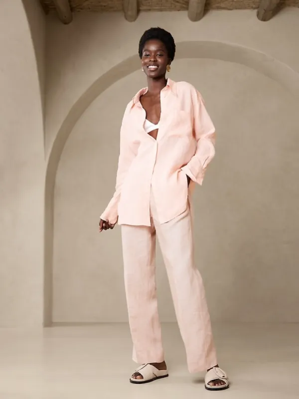 The Oversized Linen Shirt sold by Banana Republic