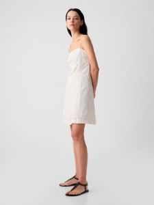 Linen-Blend Mini Dress sold by GAP