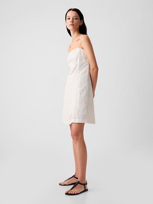 Linen-Blend Mini Dress sold by GAP product image thumbnail 3