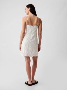 Linen-Blend Mini Dress sold by GAP