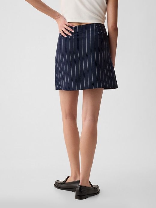 Linen-Cotton Mini Skirt sold by GAP product image thumbnail 2
